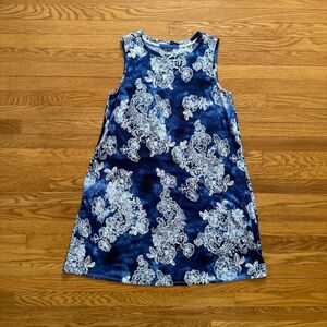 Apt. 9 Navy and White Floral Dress